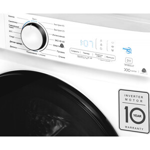 Стиральная машина Weissgauff WM 4748 DW Inverter класс: A+++ загр.фронтальная макс.:8кг белый