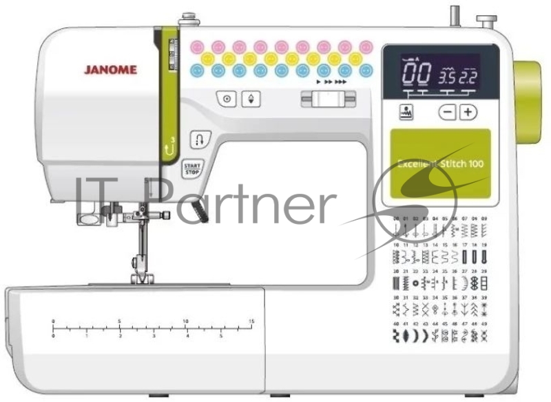 Швейная машина Janome Excellent Stitch 100 белый