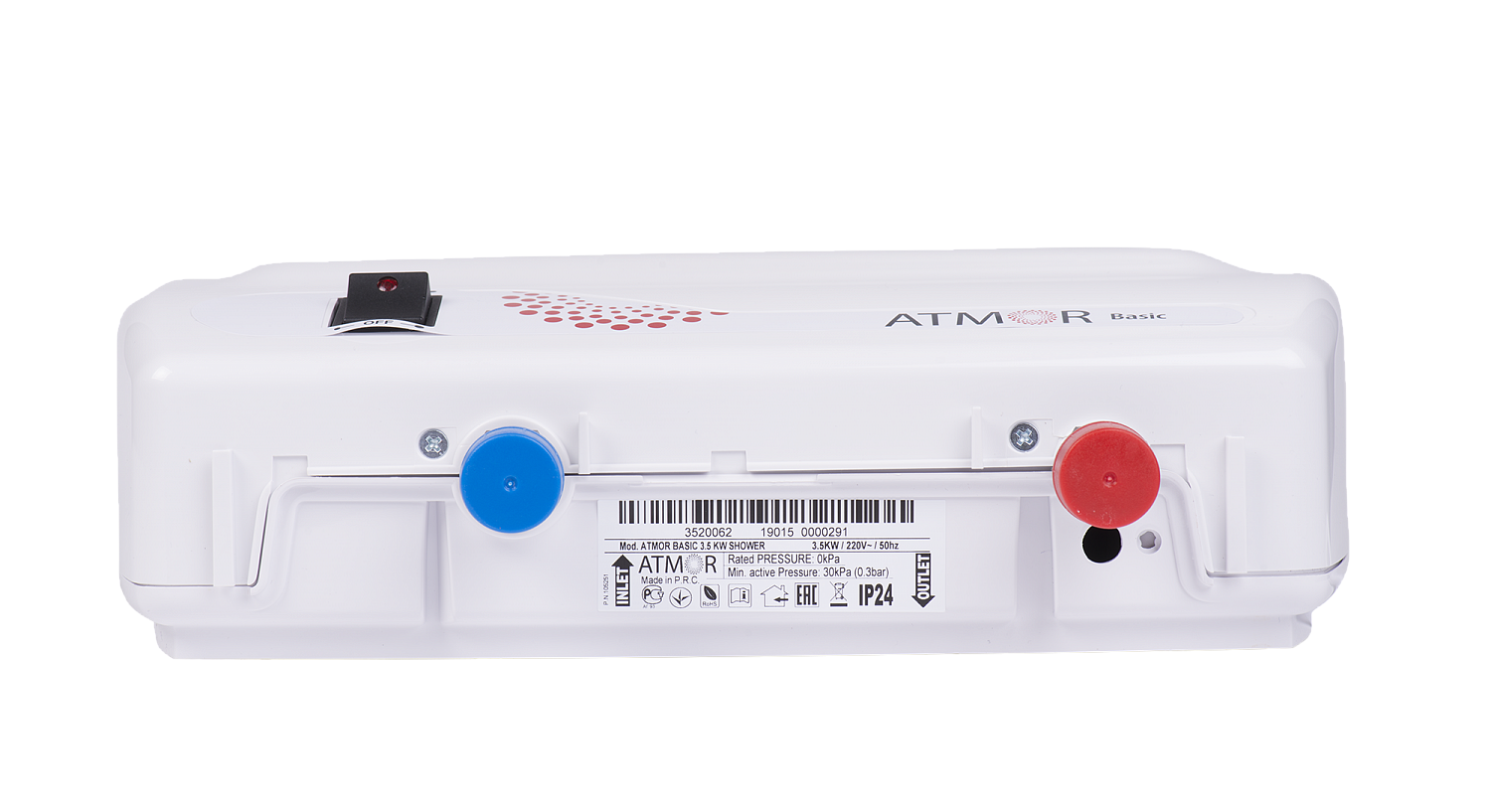 Водонагреватель проточный ATMOR BASIC 3.5KW SHOWER