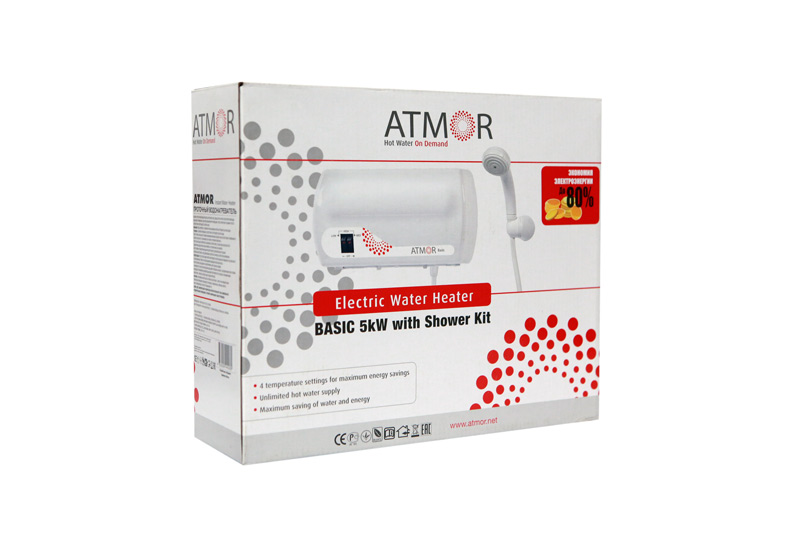 Водонагреватель проточный ATMOR BASIC 5KW SHOWER