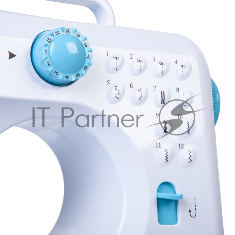 Швейная машина VLK Napoli 2350, белый, 12 видов строчки, две скорости шитья, обработка петли для пуговиц, LED-подсветка, 6 шт/уп