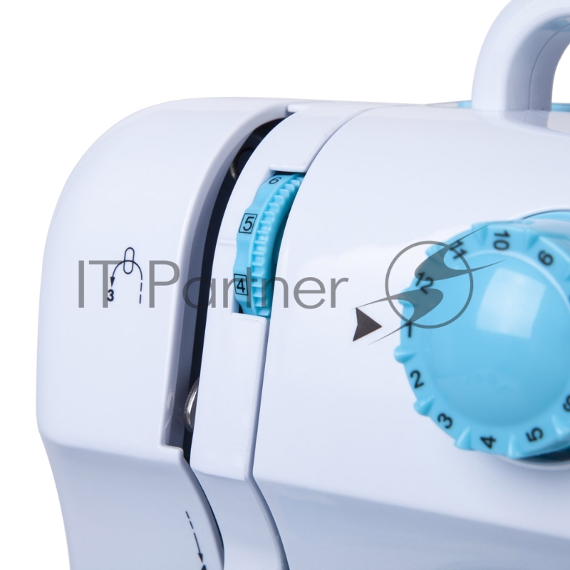 Швейная машина VLK Napoli 2350, белый, 12 видов строчки, две скорости шитья, обработка петли для пуговиц, LED-подсветка, 6 шт/уп