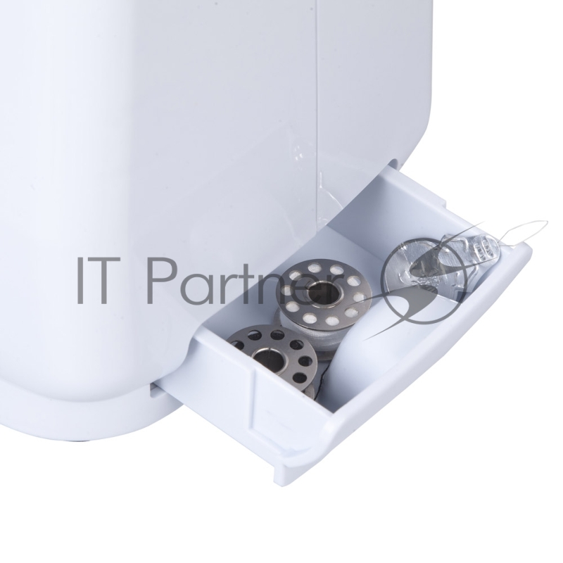 Швейная машина VLK Napoli 2350, белый, 12 видов строчки, две скорости шитья, обработка петли для пуговиц, LED-подсветка, 6 шт/уп