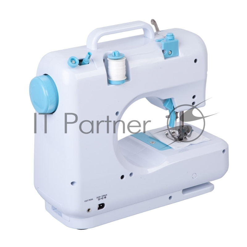 Швейная машина VLK Napoli 2350, белый, 12 видов строчки, две скорости шитья, обработка петли для пуговиц, LED-подсветка, 6 шт/уп