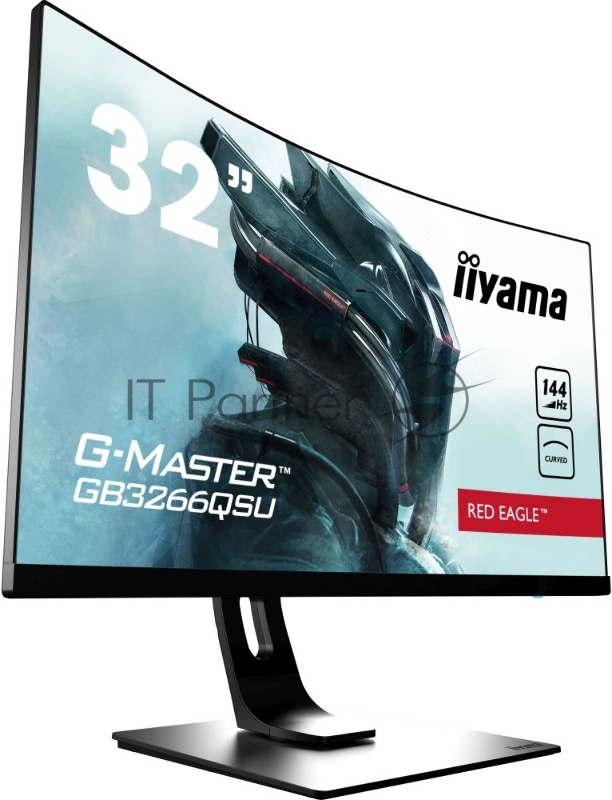 Монитор Iiyama 31.5 Red Eagle GB3266QSU-B1 черный VA LED 1ms 16:9 HDMI M/M матовая HAS 3000:1 400cd 178гр/178гр 2560x1440 DisplayPort USB 6.8кг