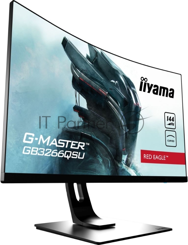 Монитор Iiyama 31.5 Red Eagle GB3266QSU-B1 черный VA LED 1ms 16:9 HDMI M/M матовая HAS 3000:1 400cd 178гр/178гр 2560x1440 DisplayPort USB 6.8кг