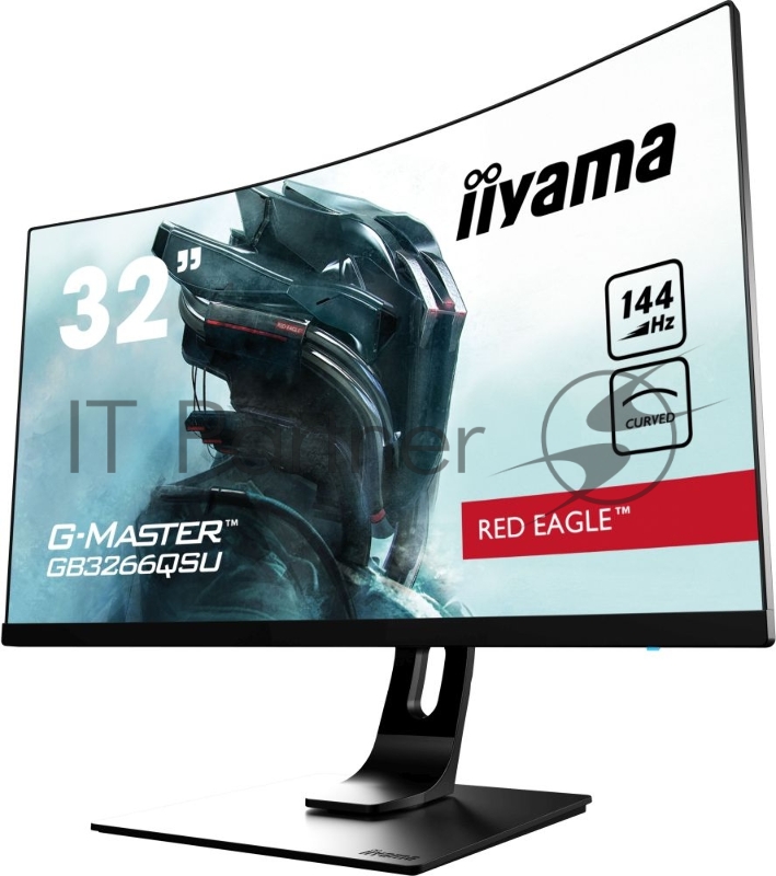 Монитор Iiyama 31.5 Red Eagle GB3266QSU-B1 черный VA LED 1ms 16:9 HDMI M/M матовая HAS 3000:1 400cd 178гр/178гр 2560x1440 DisplayPort USB 6.8кг