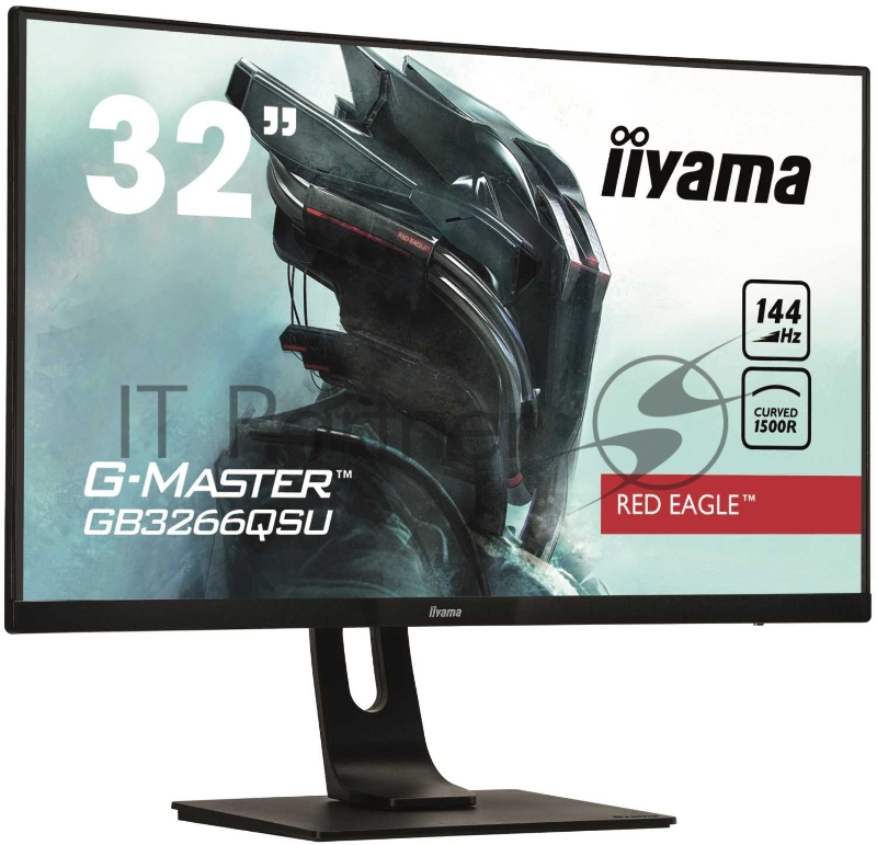 Монитор Iiyama 31.5 Red Eagle GB3266QSU-B1 черный VA LED 1ms 16:9 HDMI M/M матовая HAS 3000:1 400cd 178гр/178гр 2560x1440 DisplayPort USB 6.8кг