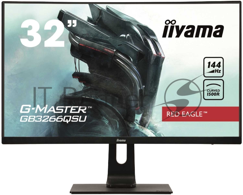 Монитор Iiyama 31.5 Red Eagle GB3266QSU-B1 черный VA LED 1ms 16:9 HDMI M/M матовая HAS 3000:1 400cd 178гр/178гр 2560x1440 DisplayPort USB 6.8кг
