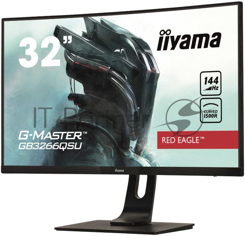 Монитор Iiyama 31.5 Red Eagle GB3266QSU-B1 черный VA LED 1ms 16:9 HDMI M/M матовая HAS 3000:1 400cd 178гр/178гр 2560x1440 DisplayPort USB 6.8кг