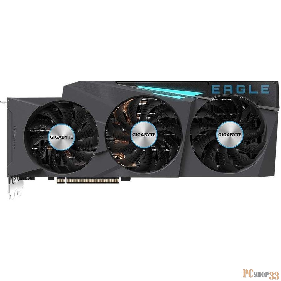 Видеокарта Gigabyte PCI-E 4.0 GV-N3080EAGLE OC-10GD NVIDIA GeForce RTX 3080 10240Mb 320 GDDR6X 1710/19000/HDMIx2/DPx3/HDCP Ret