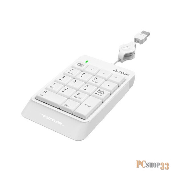 Числовой блок A4 Fstyler FK13 белый USB slim для ноутбука