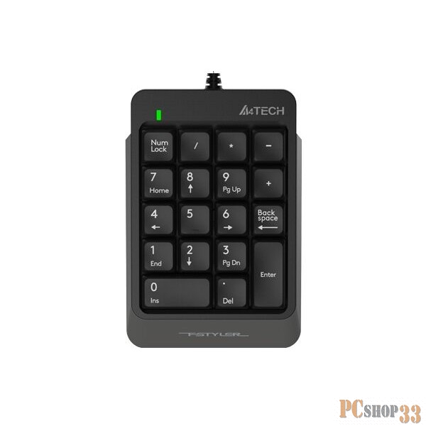 Числовой блок A4 Fstyler FK13 серый USB slim для ноутбука