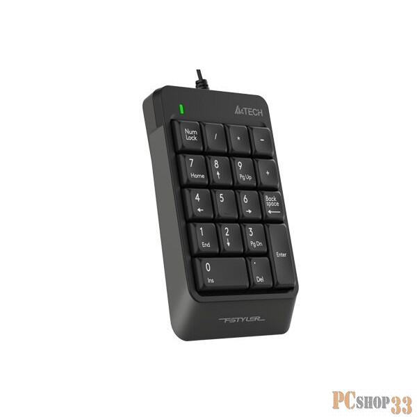 Числовой блок A4 Fstyler FK13 серый USB slim для ноутбука