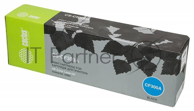 Тонер Картридж Cactus CS-CF300A черный для HP Color LaserJet Enterprise M880 (29500стр.)