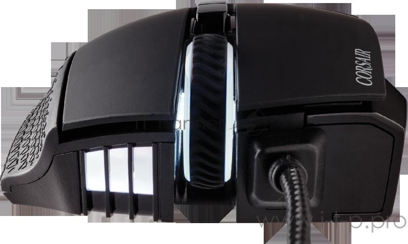 Игровая мышь Corsair Gaming™ SCIMITAR RGB ELITE, MOBA/MMO Gaming Mouse, Black, Backlit RGB LED, 18000 DPI, Optical (EU version) Игровая мышь Corsair Gaming™ SCIMITAR RGB ELITE, MOBA/MMO Gaming Mouse, Black, Backlit RGB LED, 18000 DPI, Optical (EU ver