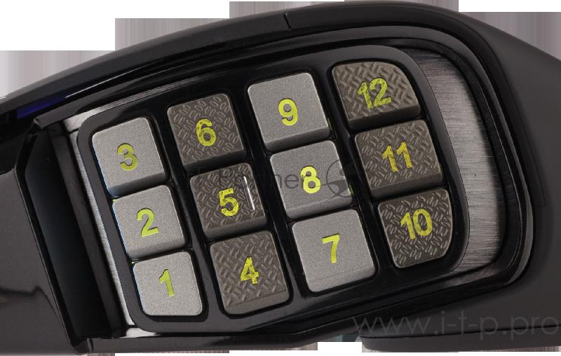 Игровая мышь Corsair Gaming™ SCIMITAR RGB ELITE, MOBA/MMO Gaming Mouse, Black, Backlit RGB LED, 18000 DPI, Optical (EU version) Игровая мышь Corsair Gaming™ SCIMITAR RGB ELITE, MOBA/MMO Gaming Mouse, Black, Backlit RGB LED, 18000 DPI, Optical (EU ver