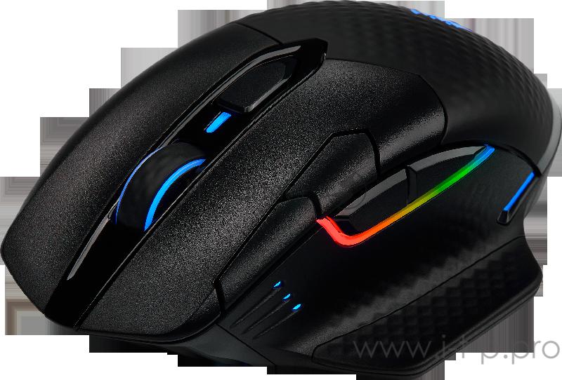 Игровая мышка Corsair Gaming™ CORSAIR DARK CORE RGB PRO, Wireless FPS/MOBA Gaming Mouse with SLIPSTREAM Technology, Black, Backlit RGB LED, 18000 DPI, Optical (EU version) Игровая мышка Corsair Gaming™ CORSAIR DARK CORE RGB PRO, Wireless FPS/MOBA Gam