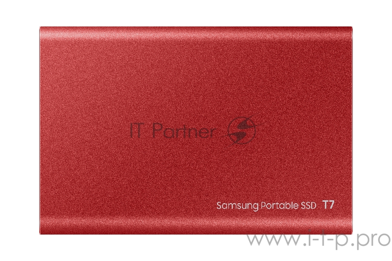 Твердотельный накопитель Samsung SSD 500GB T7 Touch, USB Type-C, R/W 1000/1050MB/s, Red