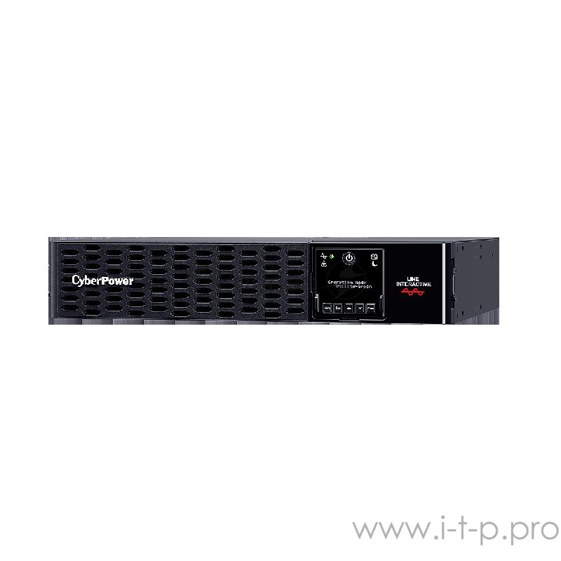 Источник бесперебойного питания UPS CyberPower PR3000ERTXL2U Line-Interactive 3000VA/3000W USB/RS-232/EPO/Dry/SNMPslot (IEC C13 x 6, IEC C19 x 2) (12V / 9AH х 4)
