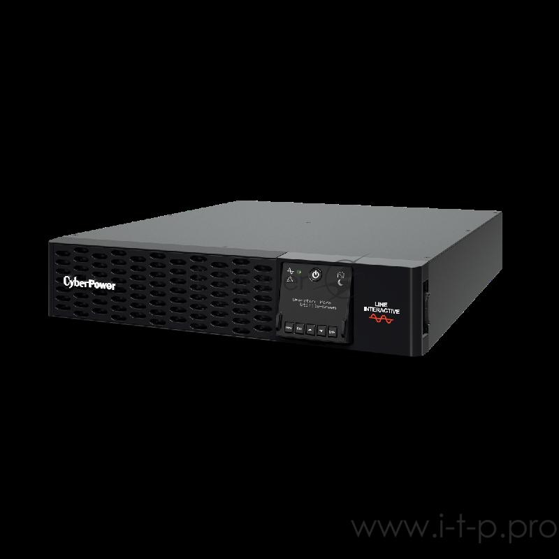 Источник бесперебойного питания UPS CyberPower PR3000ERTXL2U Line-Interactive 3000VA/3000W USB/RS-232/EPO/Dry/SNMPslot (IEC C13 x 6, IEC C19 x 2) (12V / 9AH х 4)