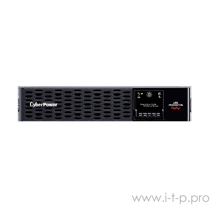 Источник бесперебойного питания UPS CyberPower PR3000ERTXL2U Line-Interactive 3000VA/3000W USB/RS-232/EPO/Dry/SNMPslot (IEC C13 x 6, IEC C19 x 2) (12V / 9AH х 4)