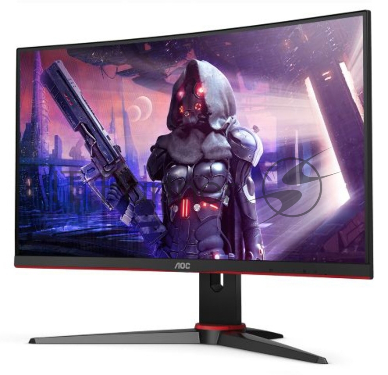 МОНИТОР 27 AOC C27G2AE Black-Red (VA, изогнутый, 1920x1080, 165Hz, 1 ms, 178°/178°, 250 cd/m, 80M:1, +2xHDMI 1.4, +Disp