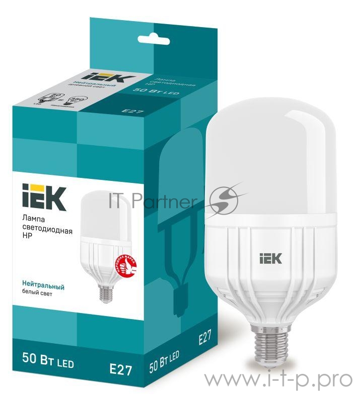 Лампа Iek LLE-HP-50-230-40-E27 светодиодная HP 50Вт 230В 4000К E27 IEK