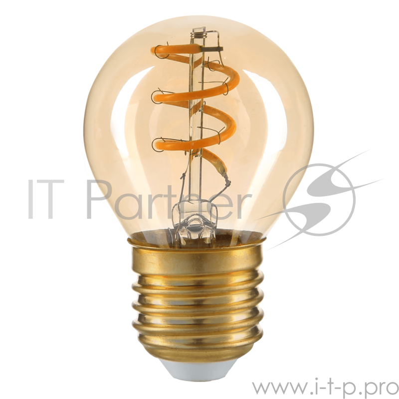 Лампа светодиодная Hiper HIPER LED DECO FILAMENT GLOBE 5W 515Lm E27 2400K GOLD