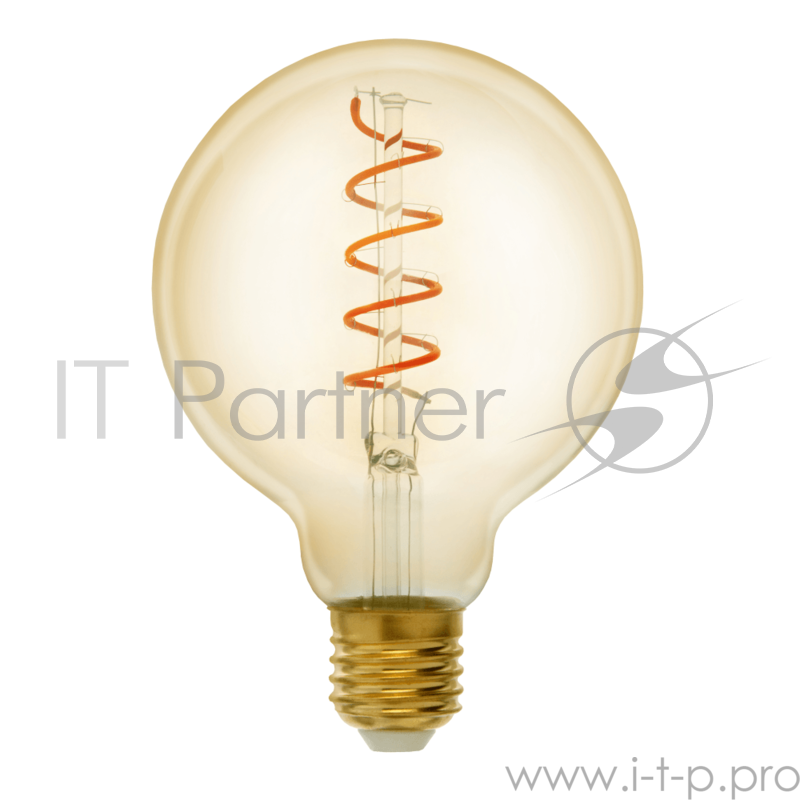 Лампа светодиодная Hiper HIPER LED FILAMENT FLEXIBLE G95 5W 300Lm E27 95135 2400K AMBER