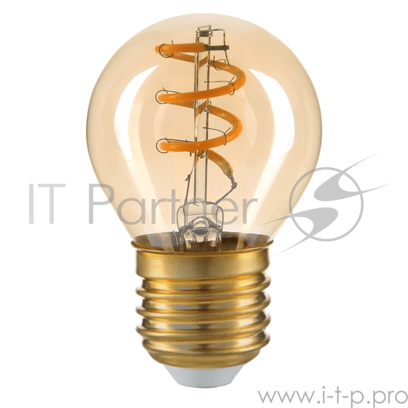 Лампа светодиодная Hiper HIPER LED FILAMENT FLEXIBLE GLOBE 4W 180Lm E27 2200K AMBER