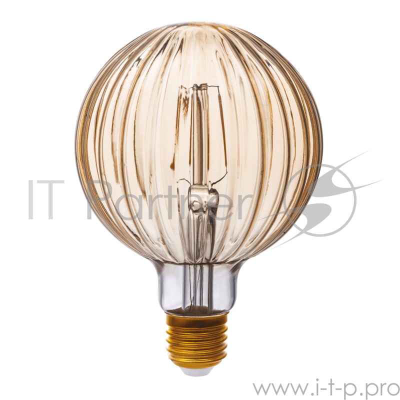Лампа светодиодная Hiper THOMSON LED DECO FILAMENT BALOON 4W 480Lm E27 100150 1800K GOLD