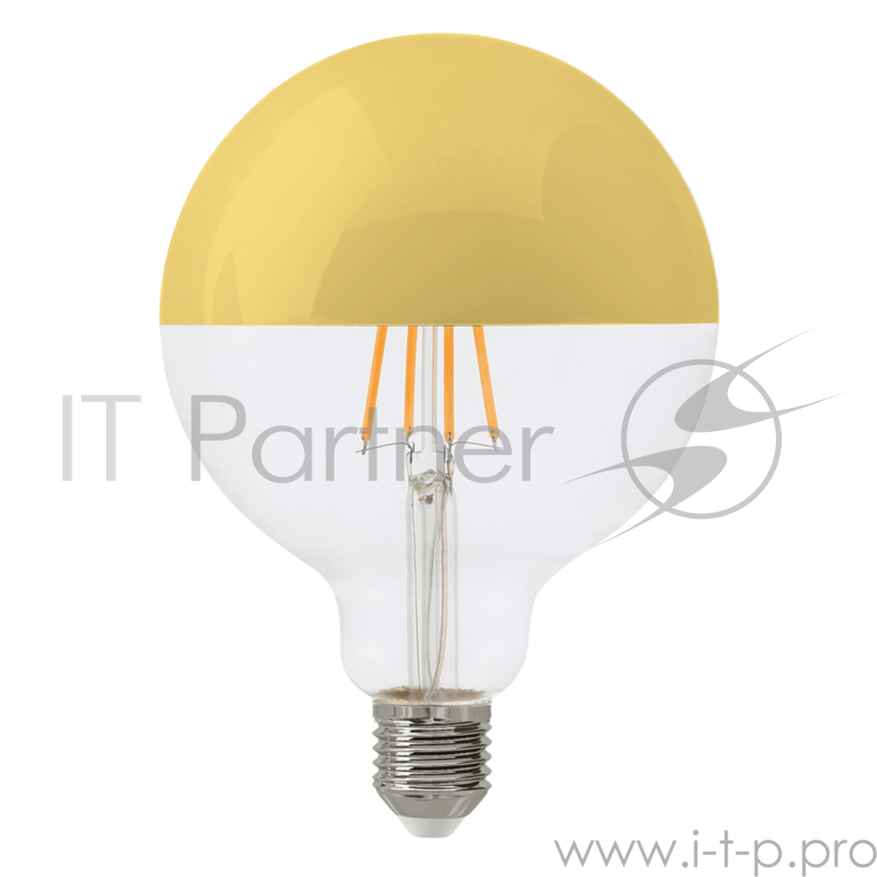 Лампа светодиодная Hiper THOMSON LED FILAMENT G125 7W 750Lm Е27 2700K gold