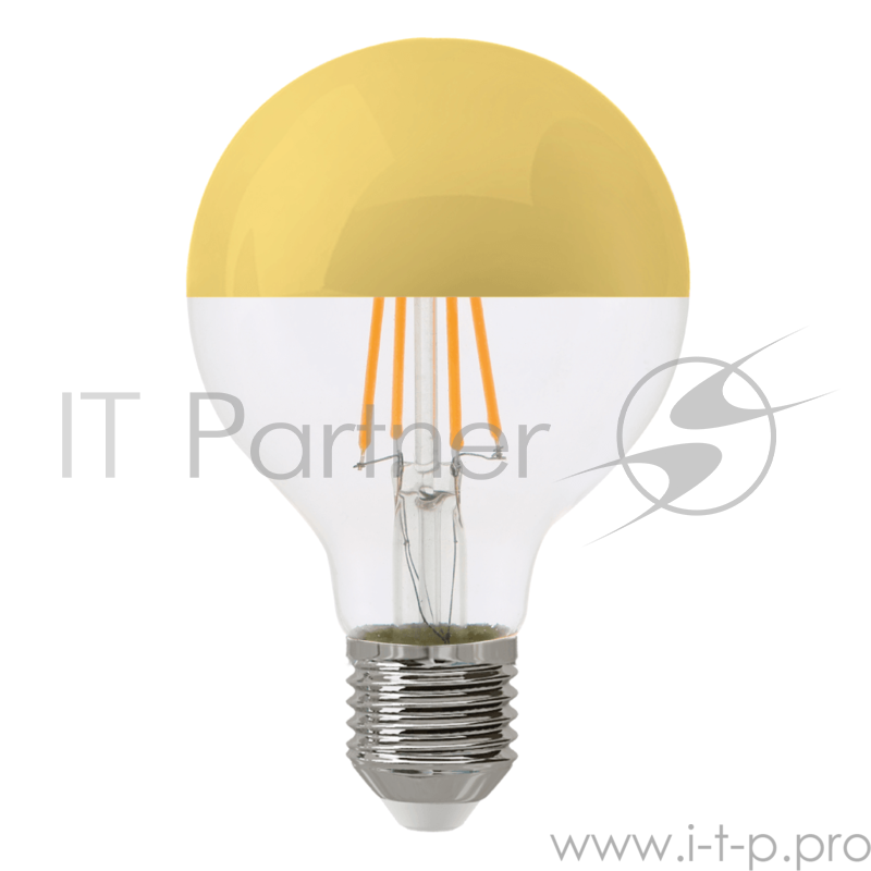 Лампа светодиодная Hiper THOMSON LED FILAMENT G80 5,5W 550Lm E27 2700K gold