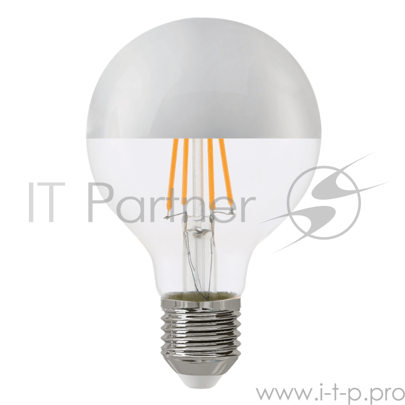 Лампа светодиодная Hiper THOMSON LED FILAMENT G80 5,5W 550Lm E27 4500K silver