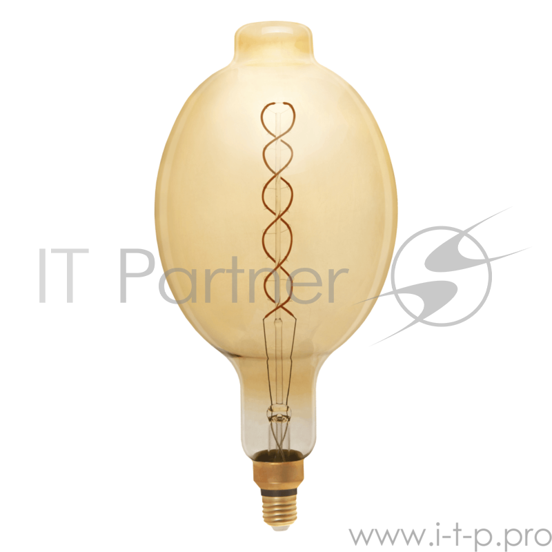 Лампа светодиодная Hiper THOMSON LED VINTAGE FILAMENT FLEXIBLE BT180 8W 570Lm E27 180360 1800K GOLD