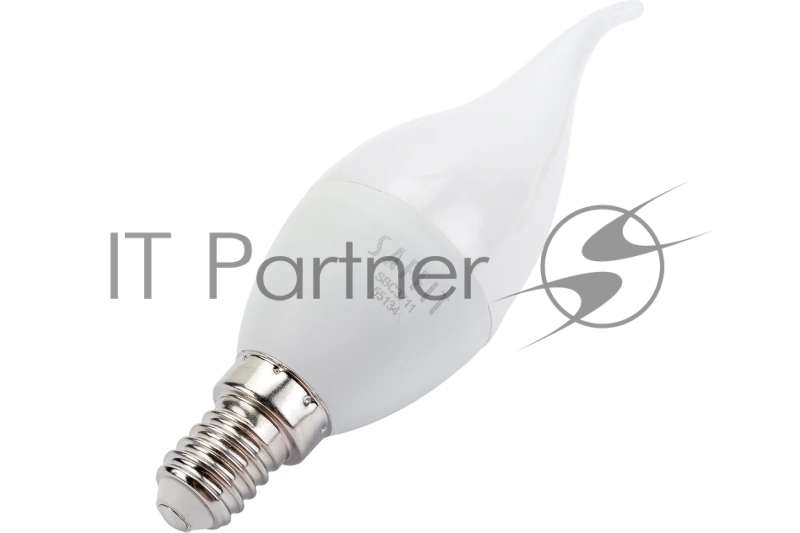 Лампа светодиодная SBC3711 11W 4000K 230V E14 C37T свеча на ветру | 55134 | SAFFIT