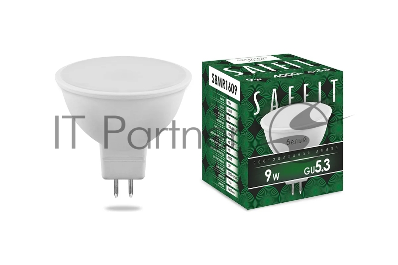 Лампа светодиодная SBMR1609 9W 4000K 230V GU5.3 MR16 | 55085 | SAFFIT