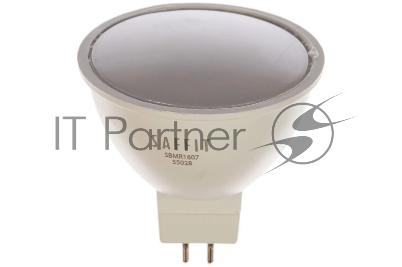 Лампа светодиодная SBMR1607 7W 4000K 230V GU5.3 MR16 | 55028 | SAFFIT