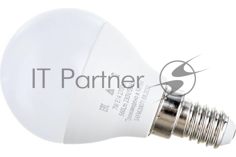 Лампа светодиодная SBG4507 7W 2700K 230V E14 G45 | 55034 | SAFFIT