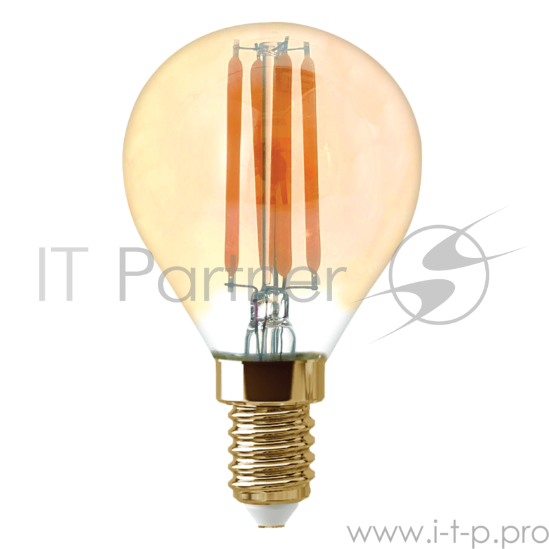 Лампа светодиодная Hiper THOMSON LED FILAMENT GLOBE 9W 855Lm E14 2400K GOLD
