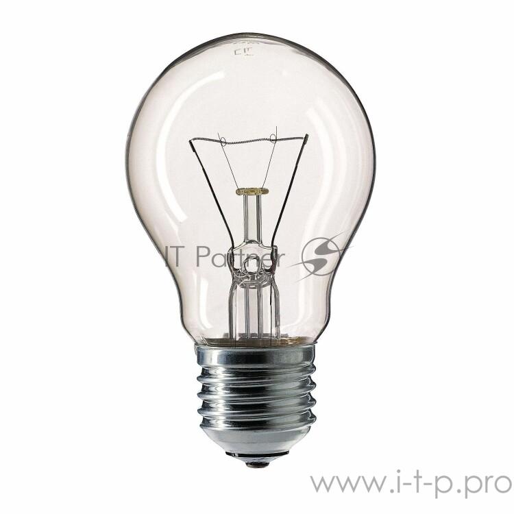 Лампа накаливания Stan A55 CL 1CT/12X10 60Вт E27 230В PHILIPS 926000006627 / 871150035456384