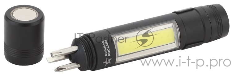 Фонарь ЭРА MB-702 Сапер {1,5Вт СОВ светодиод, алюминий, набор отверток, магнит, клипса 1хААА в комплекте}