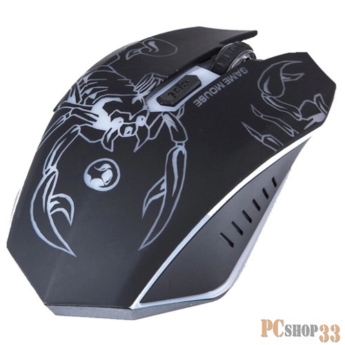 Клавиатуры, мыши MARVO M316 Black USB {Мышь игровая проводная оптическая, 2400dpi, 6 кнопок, 7 цветов подсветки, Кабель 1,5 м}