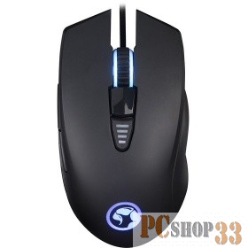 Клавиатуры, мыши MARVO G982 Black USB {Мышь игровая проводная оптическая, 5000dpi, 6 кнопок, Сенсор: Pixart 3325, Подсветка: RGB, Программируемые кнопки, Сменные переключатели OMRON, Кабель в виниловой оплетке 1.8 м}