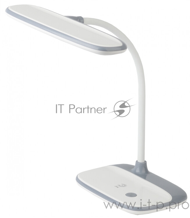 Настольный светодиодный светильник ЭРА NLED-458-6W-W белый {диммер яркости, цвет. температура 3000/4500/6500К}