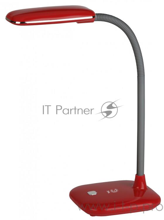 Настольный светодиодный светильник ЭРА Б0018827 NLED-450-5W-R красный {цвет. температура 3000К}