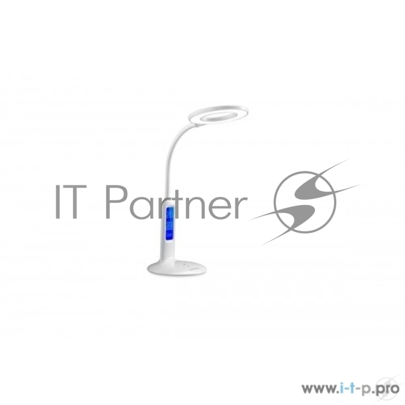 Camelion KD-823 C01 бел.LED (Свет-к наст.,8 Вт,230В, 500лм,сенс, термометр, рег.ярк и цвет.темп.)