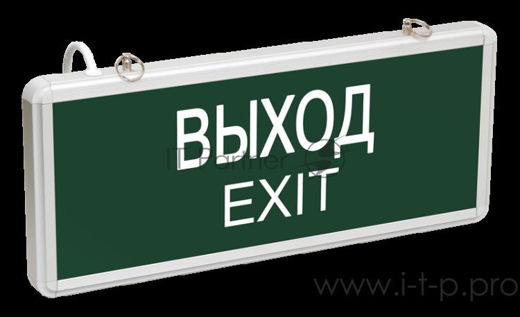 Светильник светодиодный ССА 1001 ВЫХОД-EXIT одностор. 3Вт ИЭК LSSA0-1001-003-K03