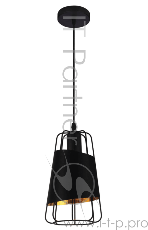 Светильник Hiper 1хЕ27х60Вт Чёрный H036-0